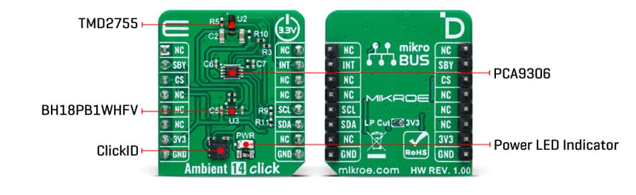 Location Circuit - Mikroe Ambient 14 Click Location Circuit - Mikroe Ambient 14 Click